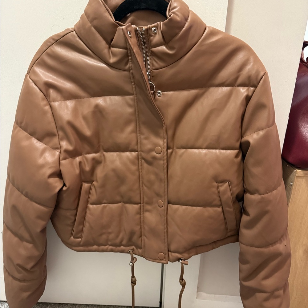 Women's Brown Bomber Jacket